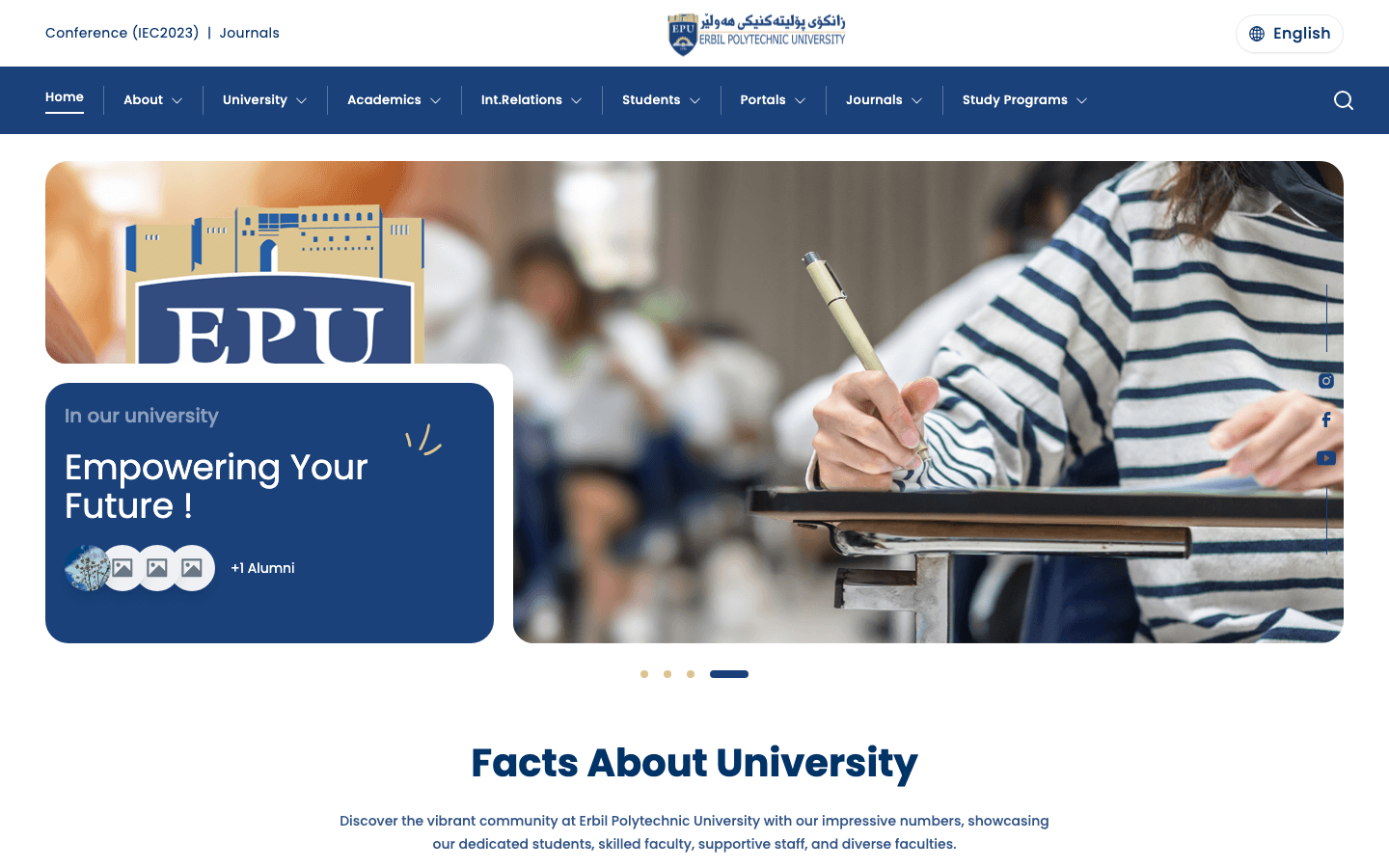 Erbil Polytechnic University — website