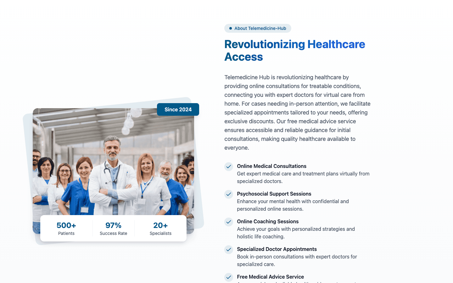 About the service — Telemedicine Hub