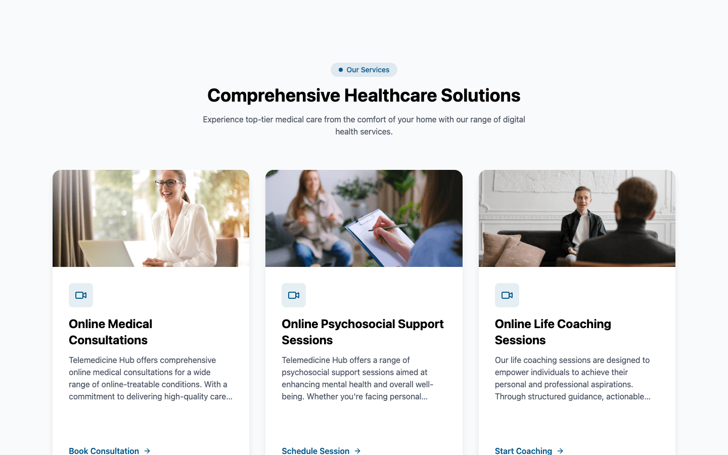 Services — Telemedicine Hub